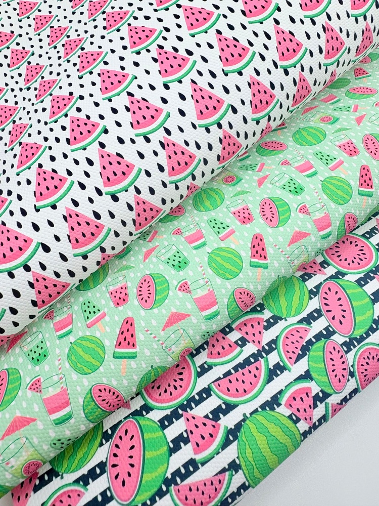 Bright Watermelon printed canvas fiver friday bundle