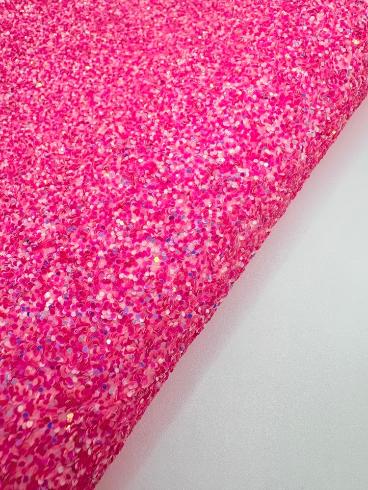 Bright Pink Mix Chunky Glitter