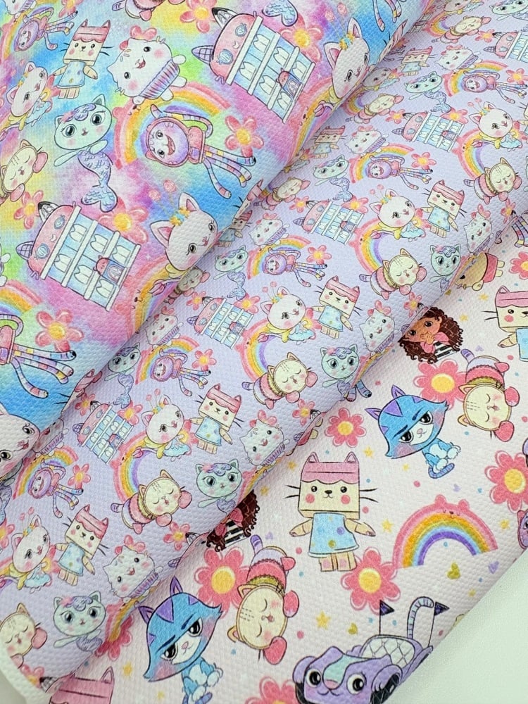 Gabbys dollhouse printed canvas fiver friday bundle