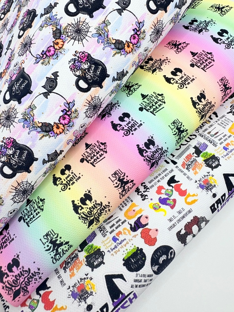 Hocus pocus Halloween printed canvas fiver friday bundle