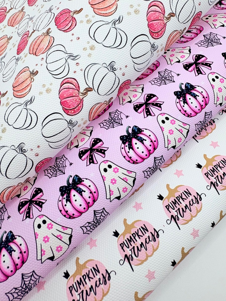 Pretty pumpkins Halloween printed canvas fiver friday bundle