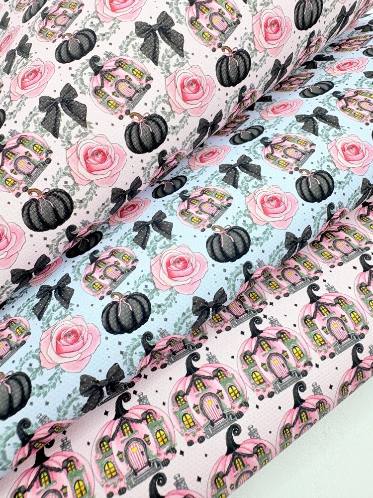 Halloween pumpkin house printed canvas fiver friday bundle