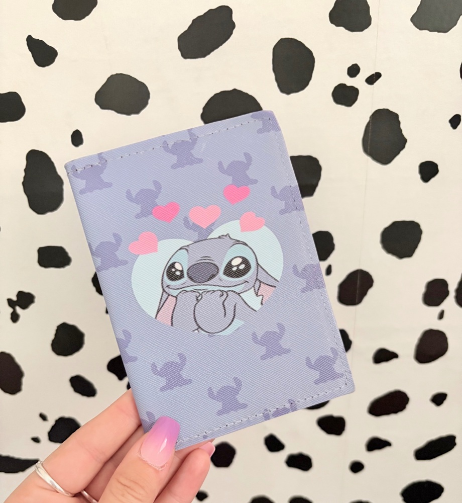 Passport blue alien design 2 personalised holder