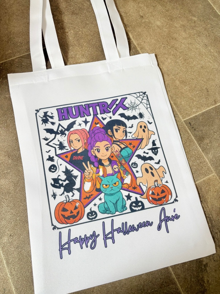 K POP - Star Halloween tote bag candy trick or treat