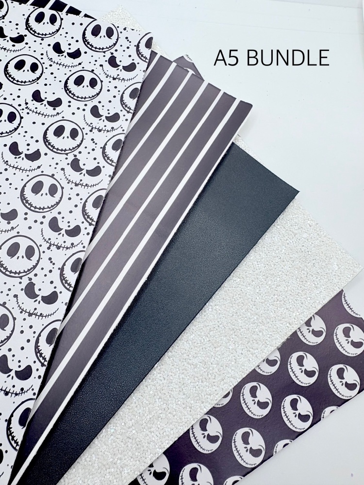 A5 Halloween jack pin stripe leather fiver friday bundle