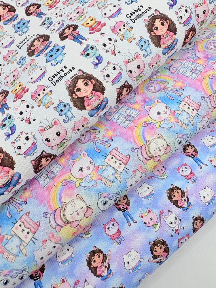 Gabby dollhouse edition printed canvas fiver friday bundle