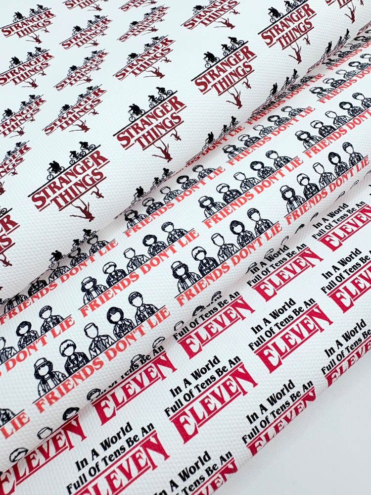 Stranger things printed canvas fiver friday bundle