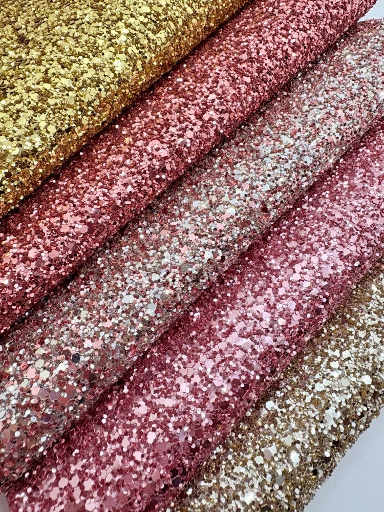 Rose Gold Set A5 Luxury chunky glitter bundle