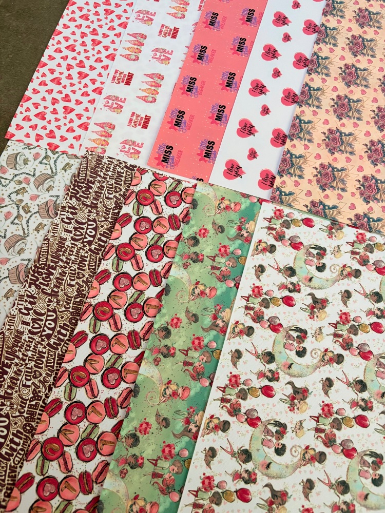 LIMITED EDITION CLEARANCE - VALENTINE 10 SHEETS A4 SIZE