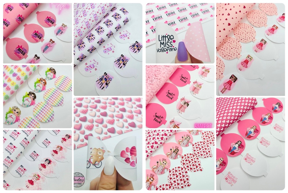 Valentine edition pre cut bow loop bundle TENNER TUESDAY