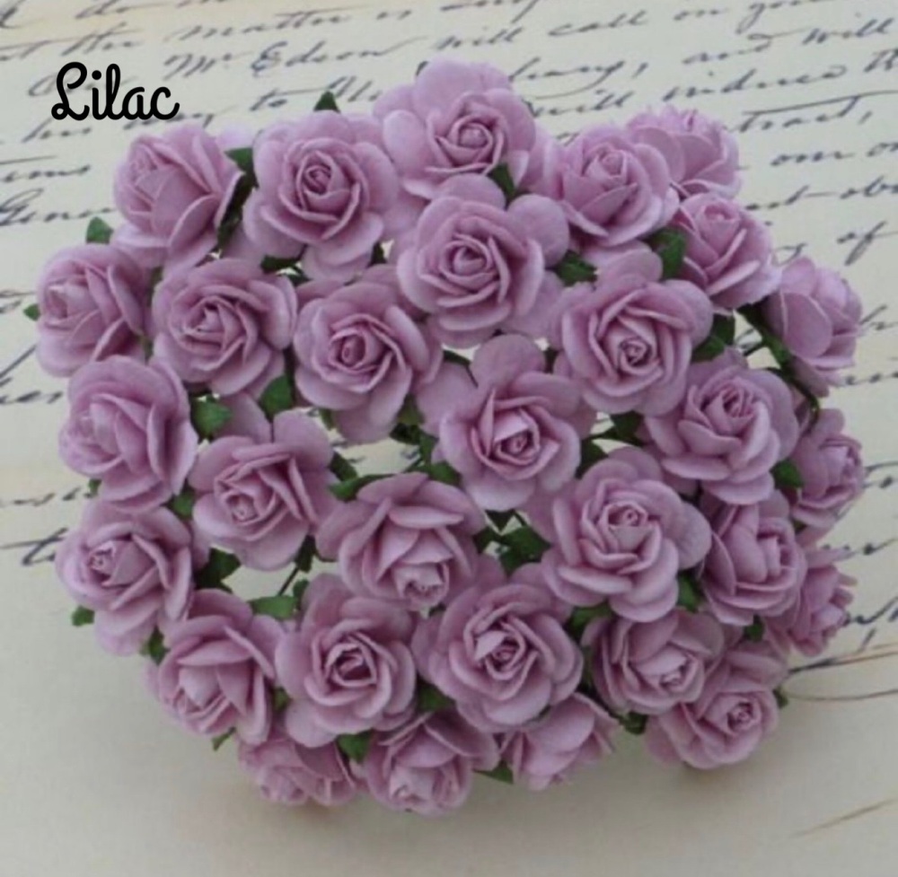 Lilac  - Mulberry Paper Flower Bundle