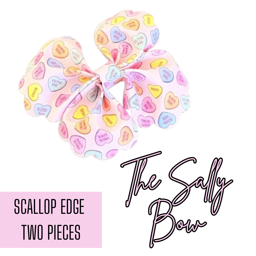 The Sally Bow - Plastic Template  4"