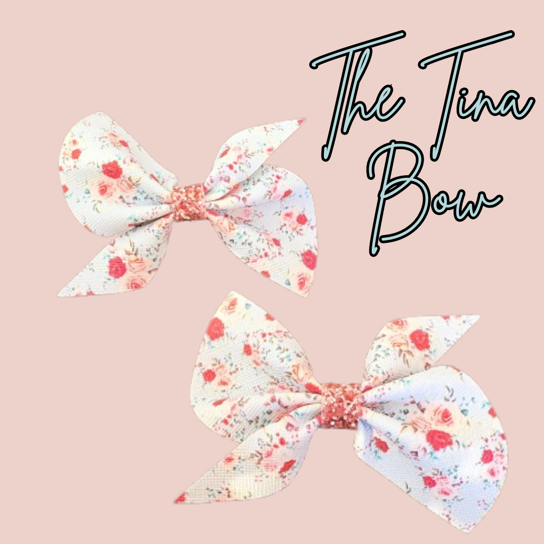 The Tina Bow - Plastic Template  4"