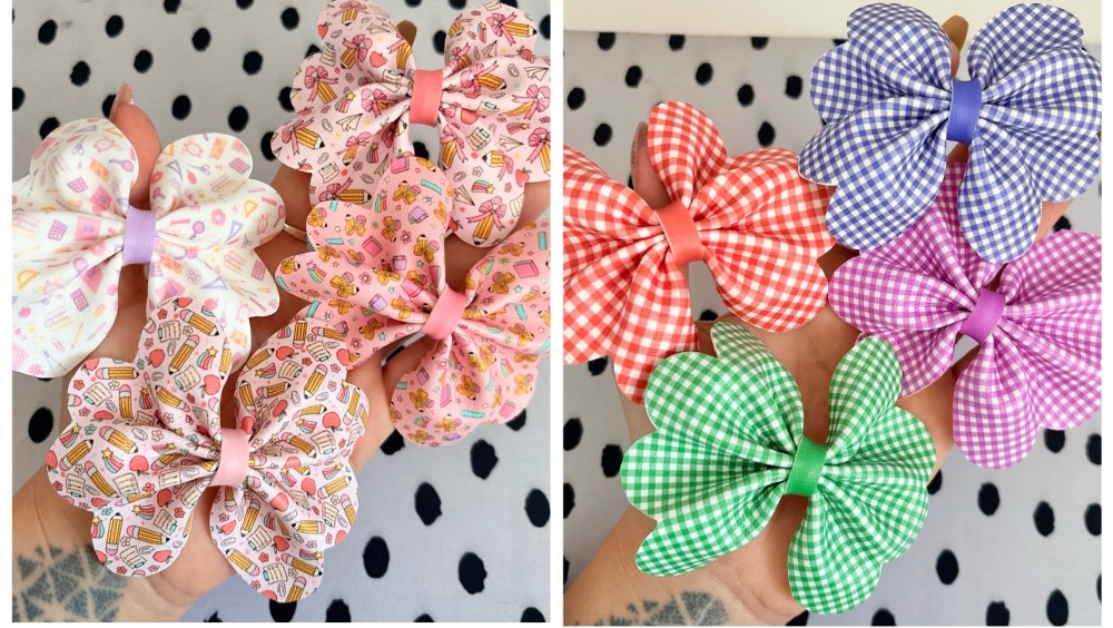 School Cut your own scallop pinch bow fiver friday bundle