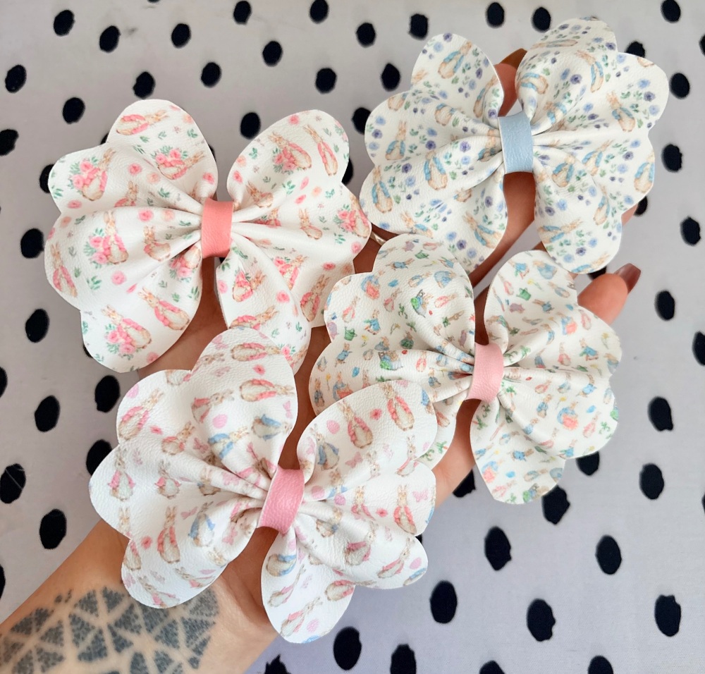 Easter peter inspired Pinch Bow Cut n Pinch printed leather sheet