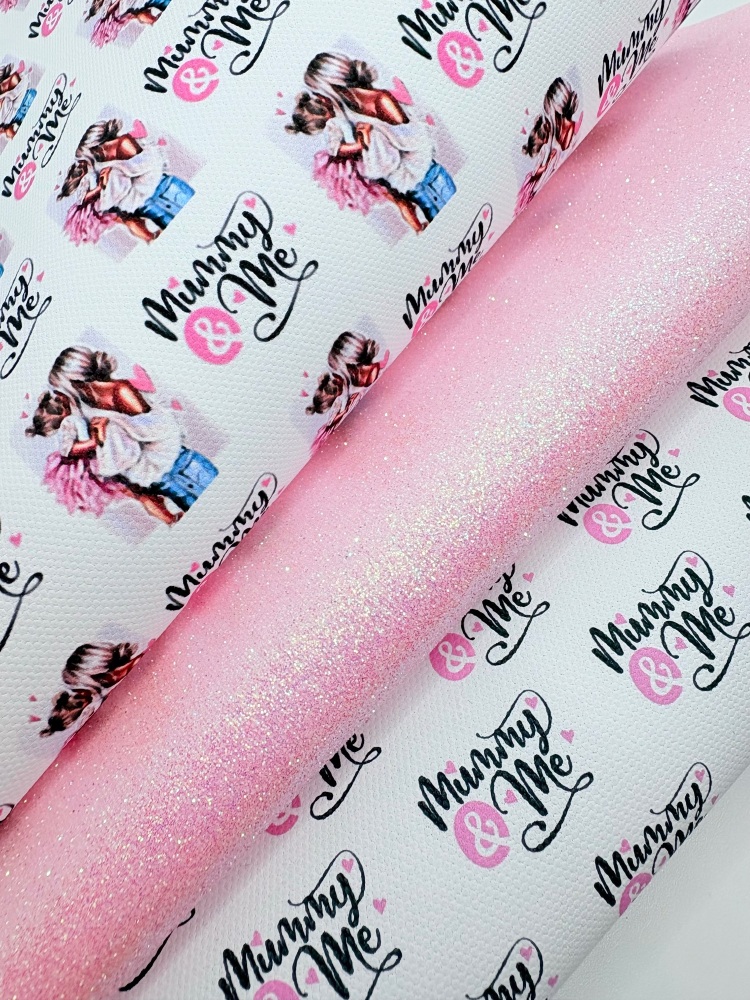 Mummy & Me pink iris mothers day fiver friday printed canvas bundle