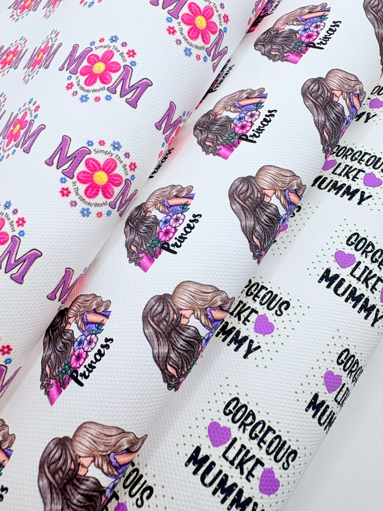 Gorgeous like mum mothers day fiver friday printed canvas bundle