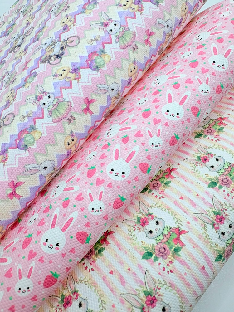 Cute Easter bunny zig zag Fabric Friday Bundle