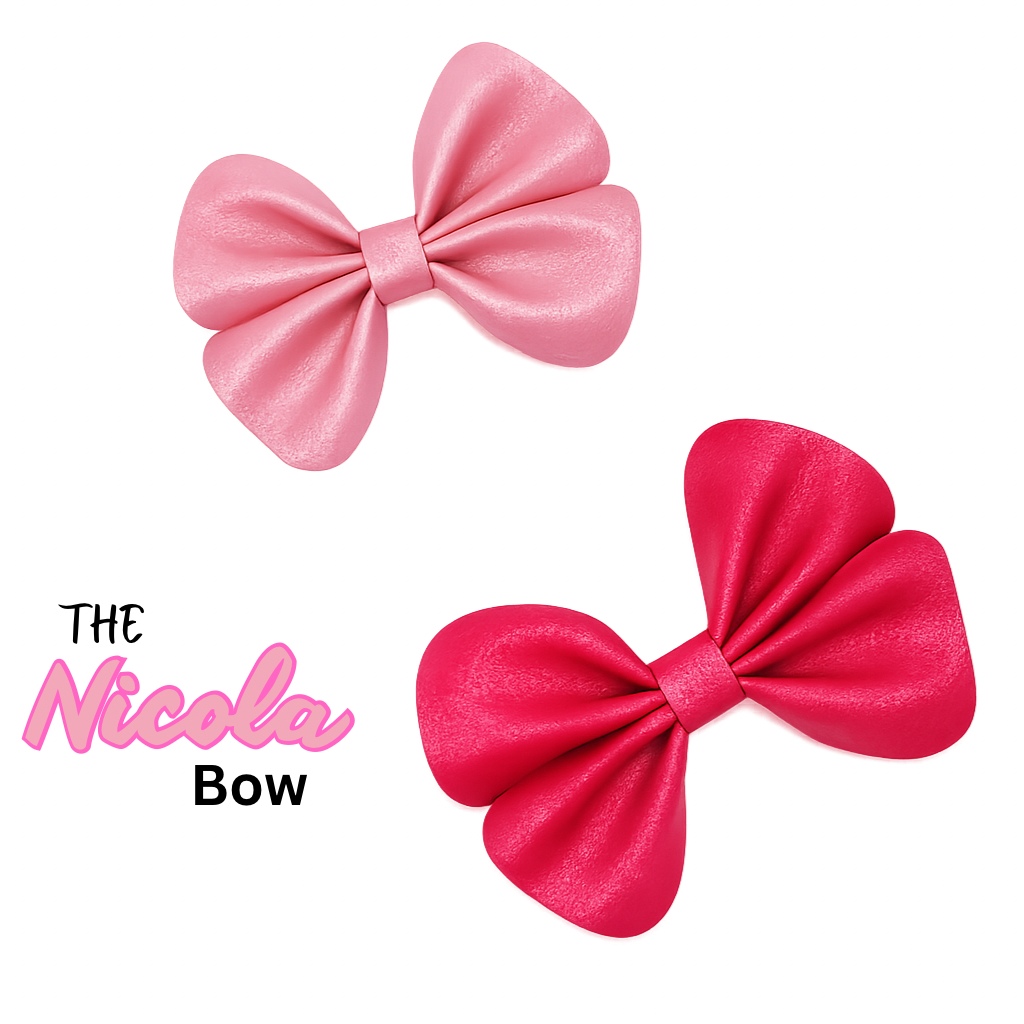 The Nicola Bow Cutting Die 3" + 2.5"