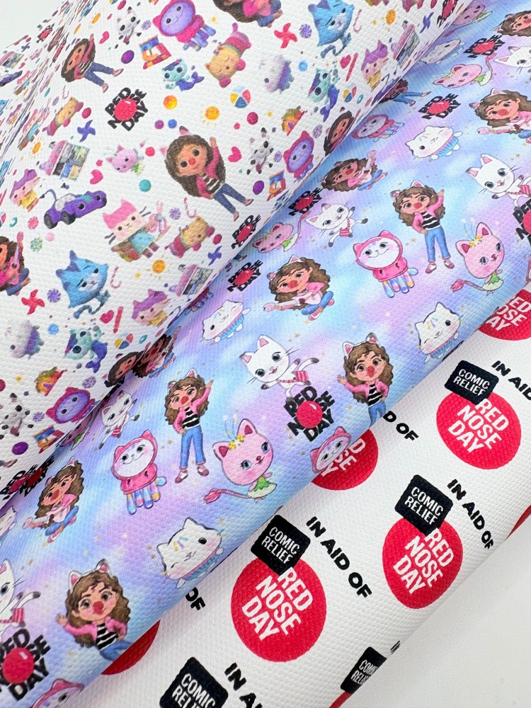 Gabby dollhouse red nose day Fabric Friday Bundle