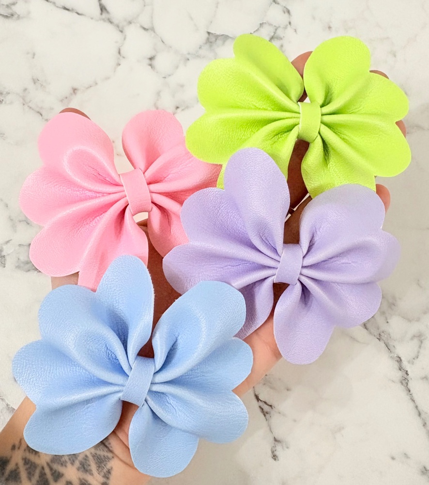 CORE COLOURS SET 2 - Spring pastel colours Pinch Bow Cut n Pinch printed leather sheet