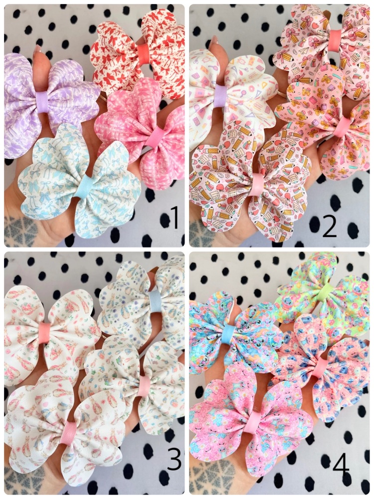 LIMITED EDITION 2 FOR 5.00 LEATHER PINCH BOWS