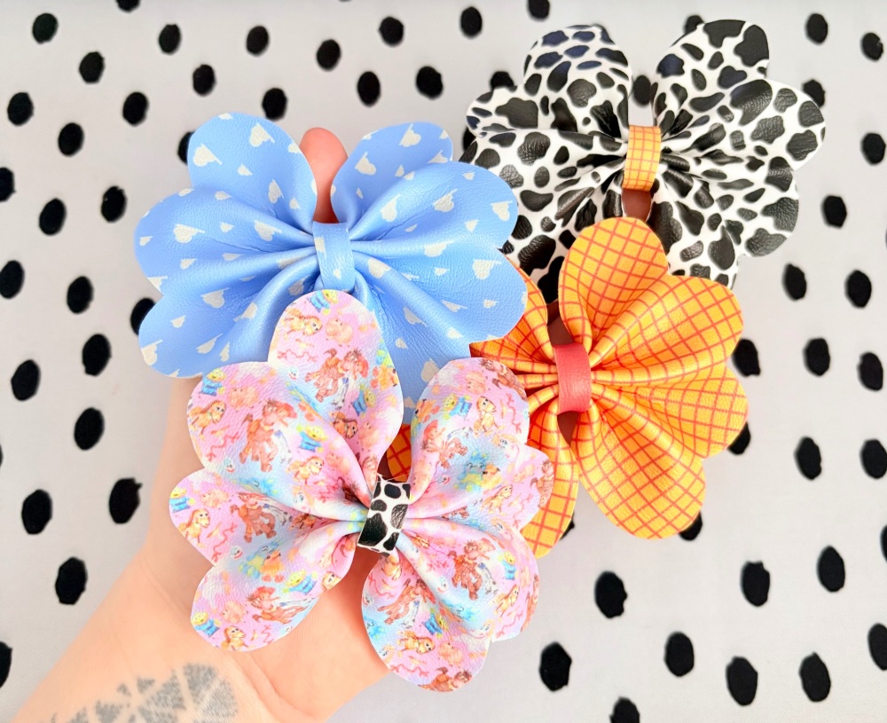 Toy Story theme Pinch Bow Cut n Pinch printed leather sheet