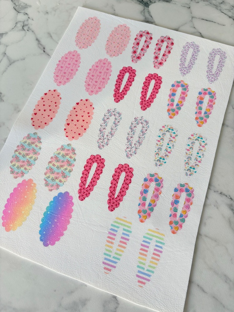 Mixed scallop cut your own clip covers