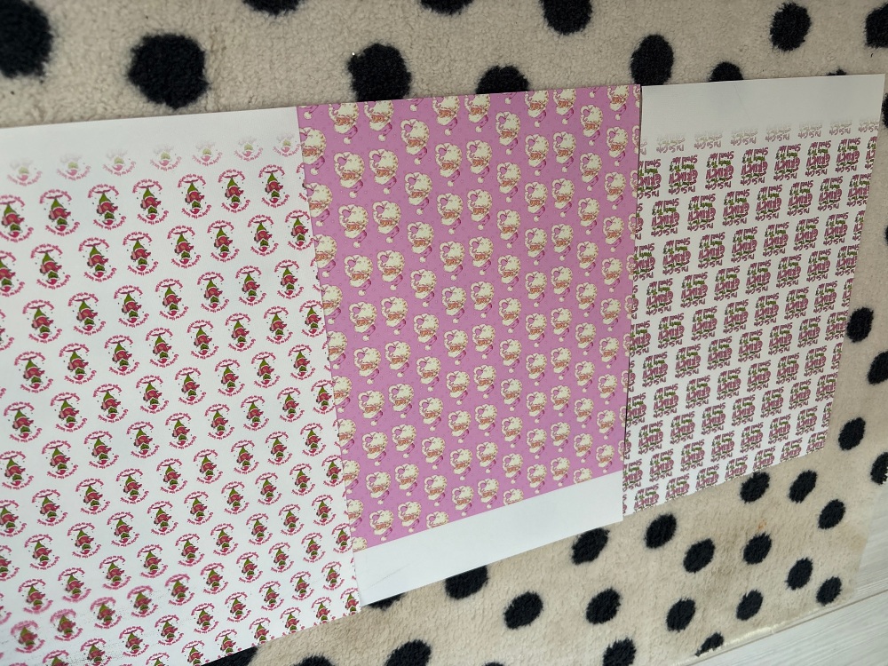 PINK XMAS SCRAP PACK