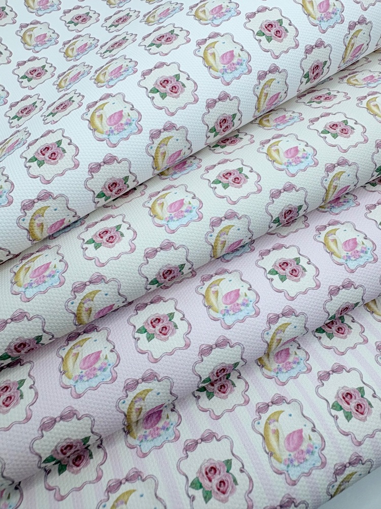 1800 - Sleeping swans printed canvas fabric sheet