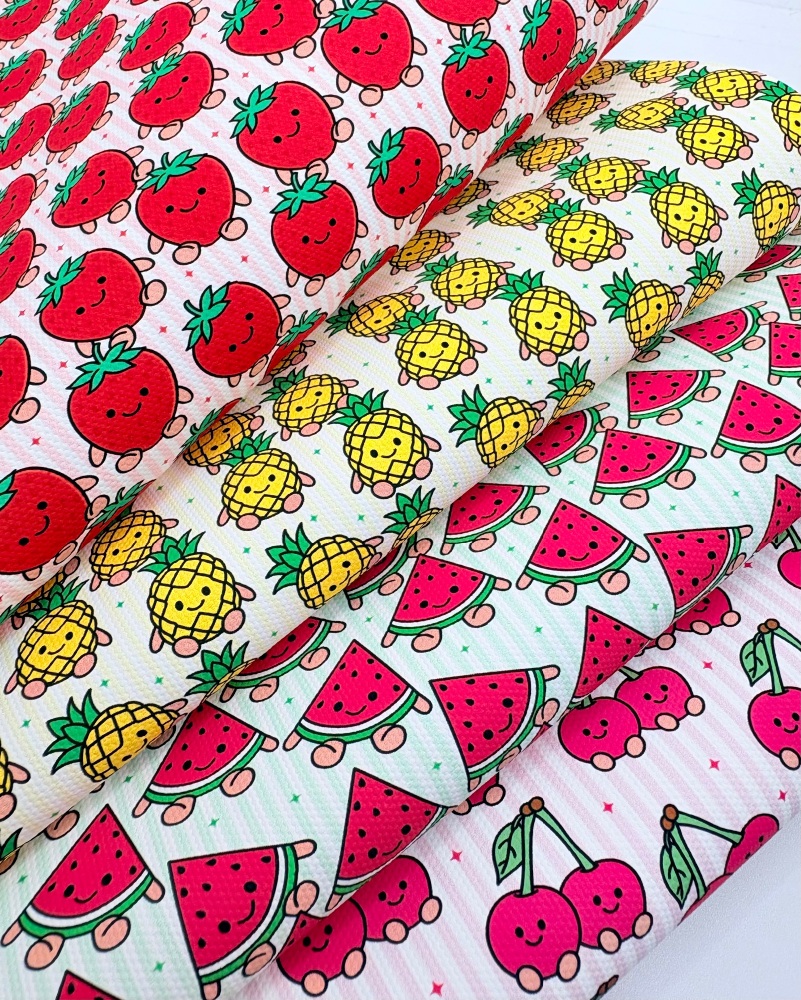 1800 - JC Fruits printed fabric sheet