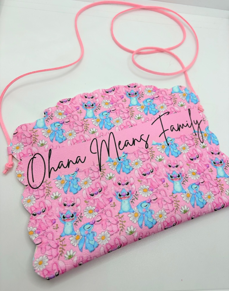 Angel Pink Cut Your Own Mini Purse