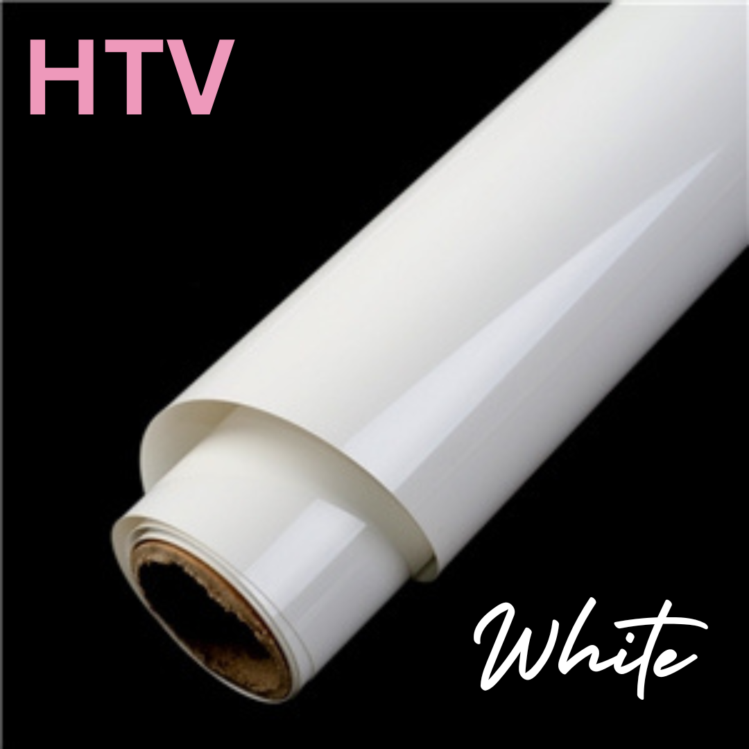 WHITE - HEAT TRANSFER VINYL FABRIC ROLL