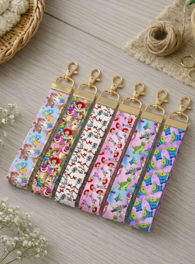 TS Cow boy cow girl - Cut your own Wristlet leatherette strips