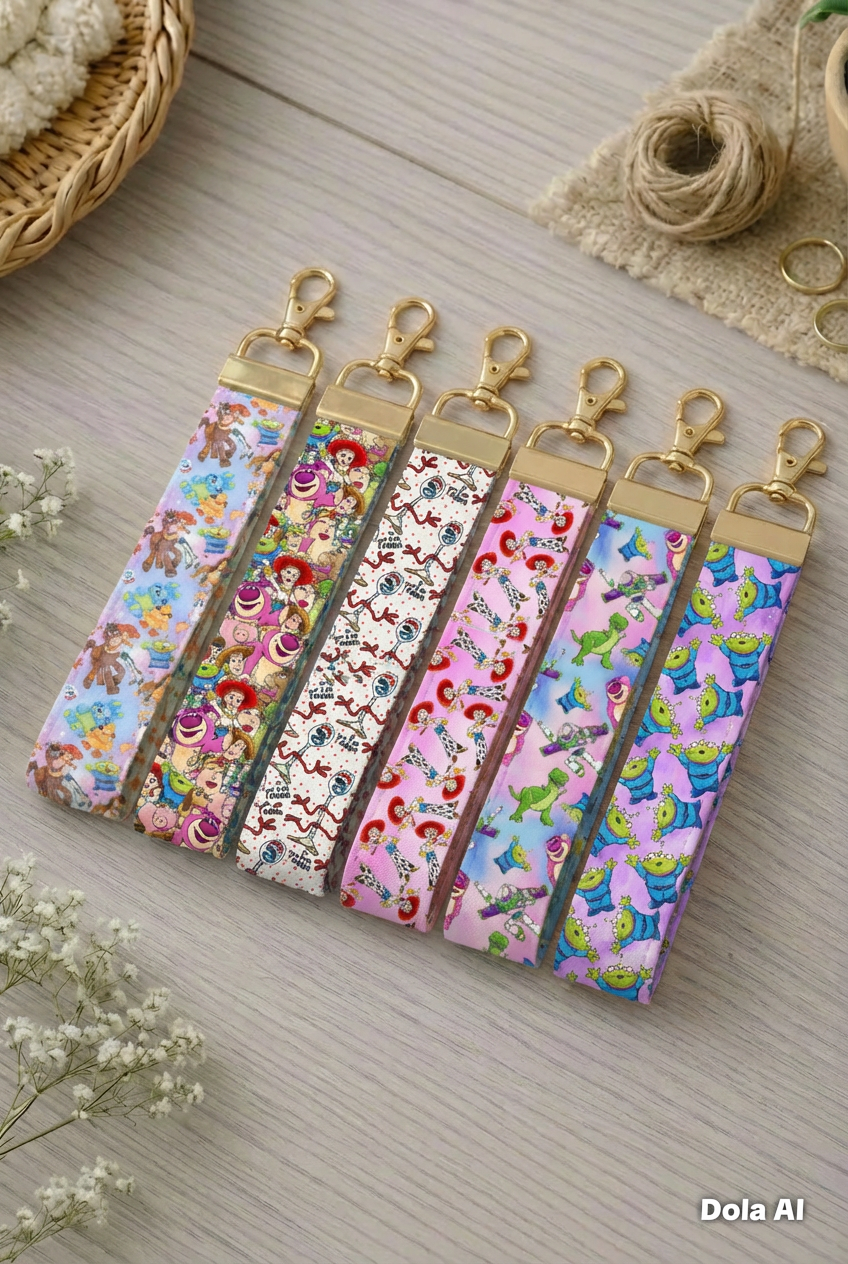 TS Cow boy cow girl - Cut your own Wristlet leatherette strips