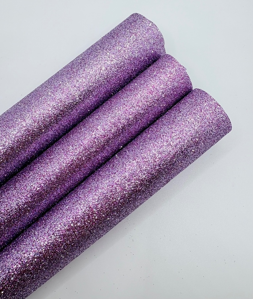LUXURY - Lilac Mix Fine Glitter Fabric