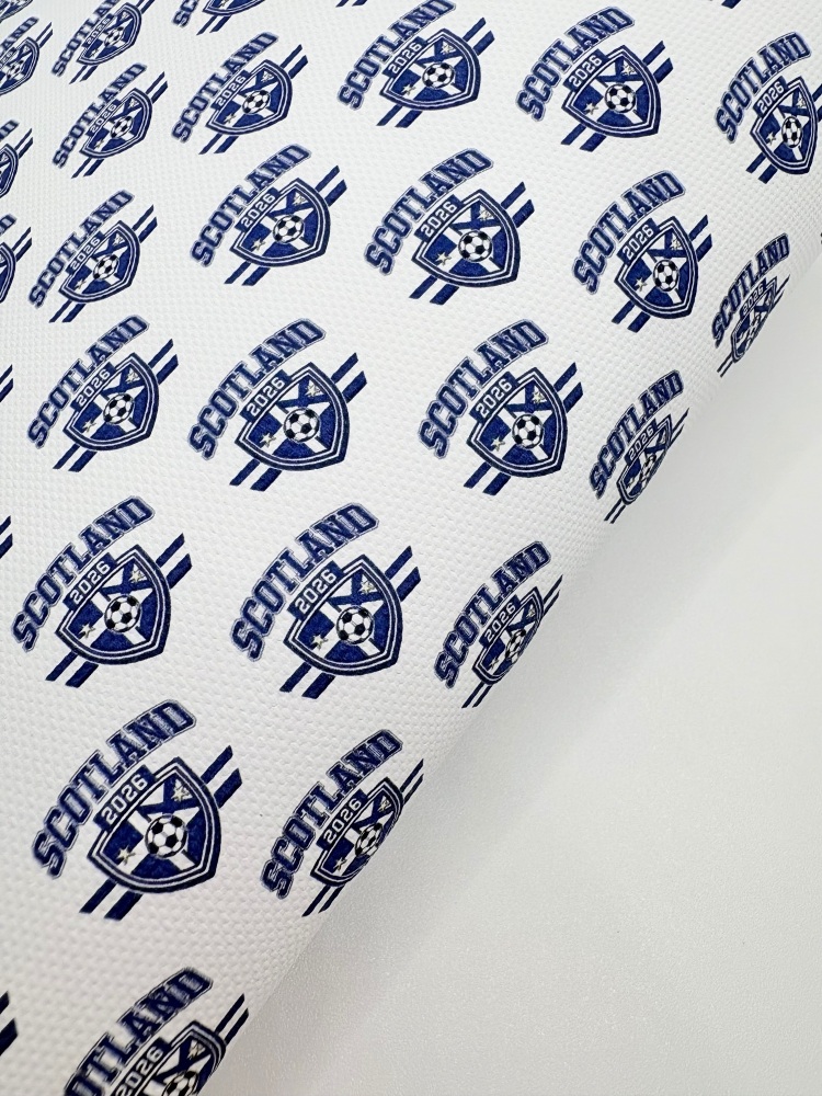 1209 - Scotland 2026 football printed canvas sheet