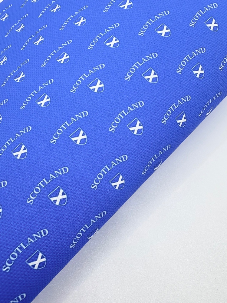 1209 - Blue Scottish Flag scotland printed canvas sheet