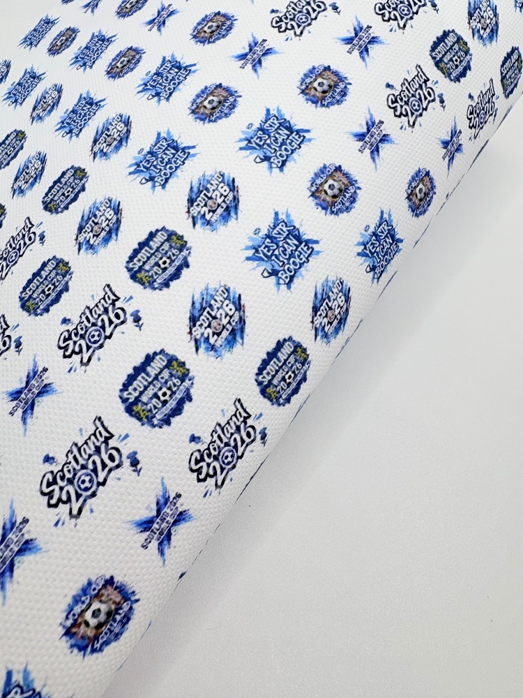 1209 - World cup 2026 scotland printed canvas sheet