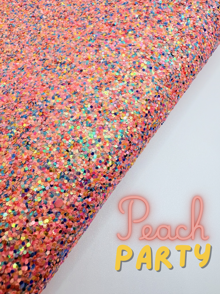 LIMITED EDITION - Peach party Chunky Glitter