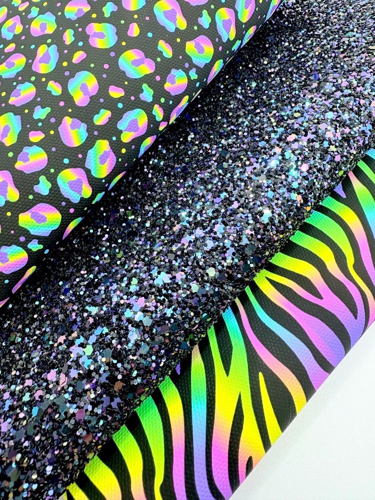 Neon animal print Fabric Friday Bundle