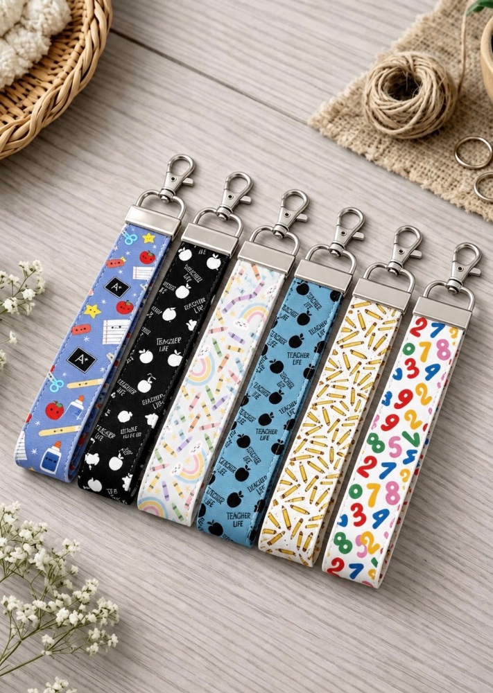 MALE TEACHER - Cut your own Wristlet leatherette strips
