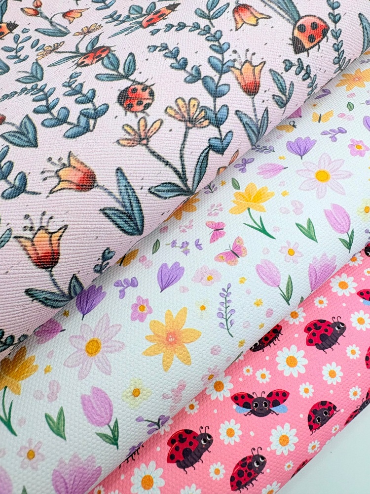 Ladybird pink floral print Fabric Friday Bundle