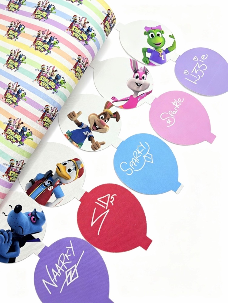 Starland Krew printed pre cut bow loop