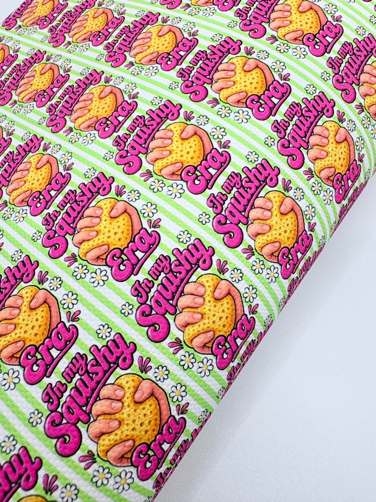 1501 - In my squishy era squishy printed canvas fabric
