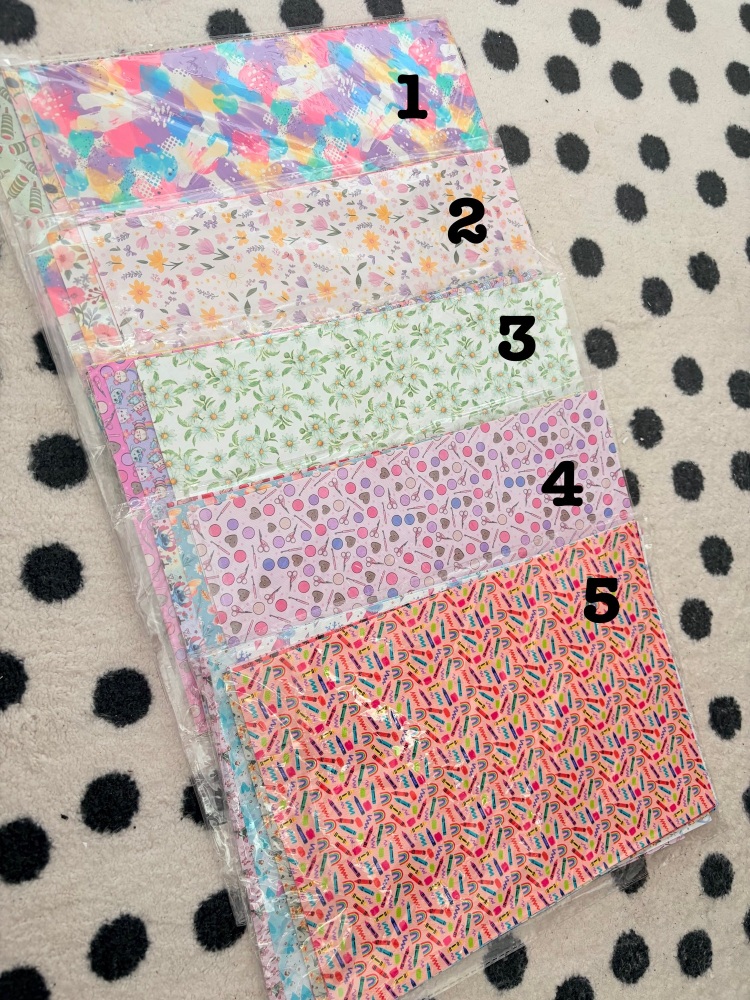 MYSTERY BAG - PRINTED CANVAS X10 A4 SHEETS