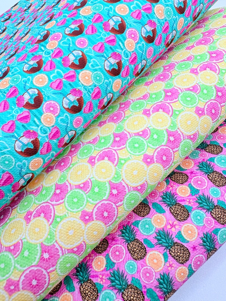 Summer Fruits print Fabric Friday Bundle