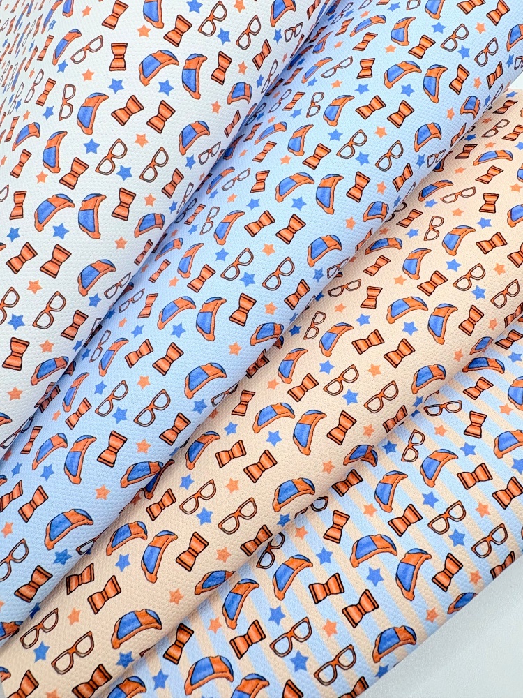 1803 - Blippi inspired printed canvas fabric sheet