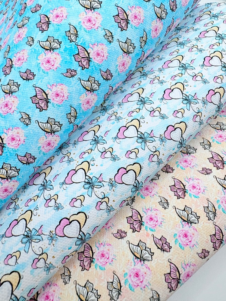 Butterfly floral balloons Fabric Friday Bundle