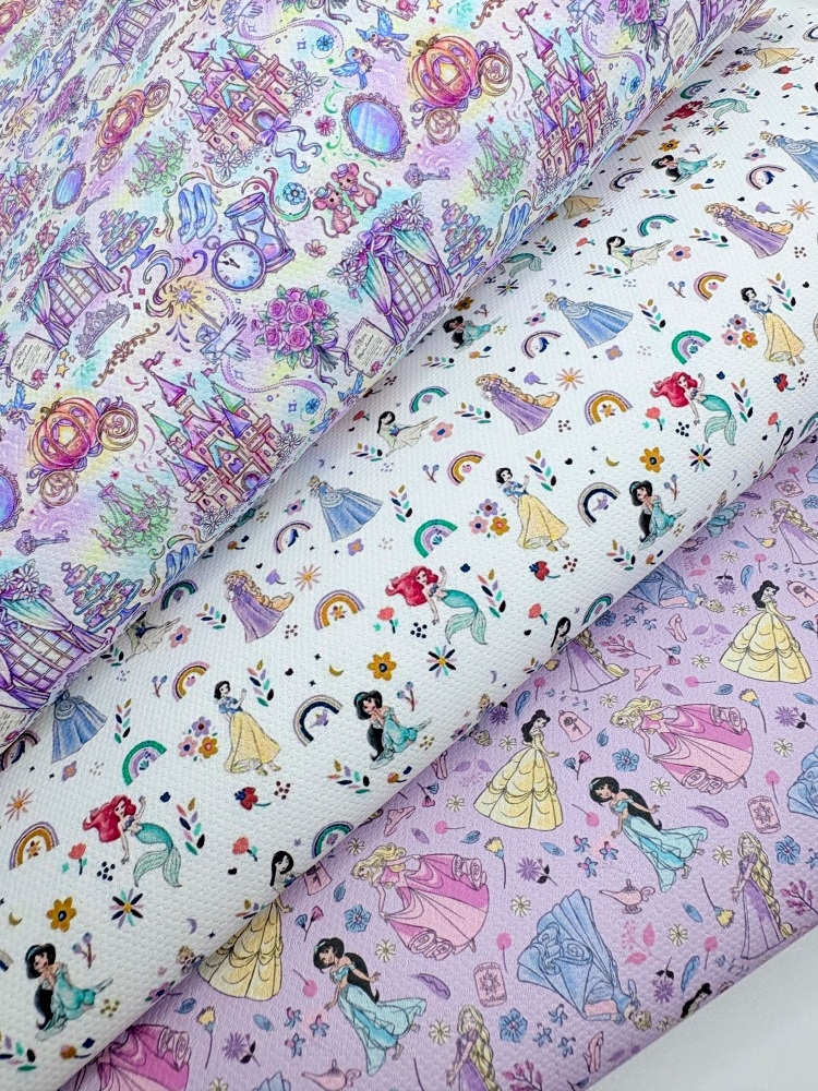 Watercolour princess castle Fabric Friday Bundle
